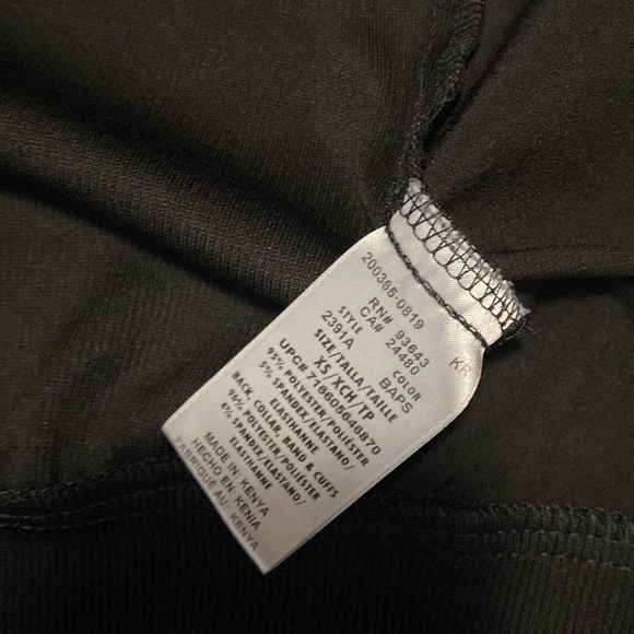 Zip Front Jacket - Cherokee Infinity - Antimicrobial 2391A Sz XS black - Picture 4 of 16